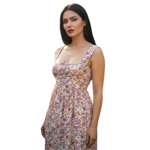 🌸 For Love & Lemons Theodora Mushroom Dress | Iconic|– Size Small 🍄